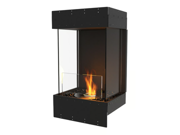 FLEX 18BY - Bioethanol steel Fireplace insert with Panoramic Glass by EcoSmart Fire - view 2